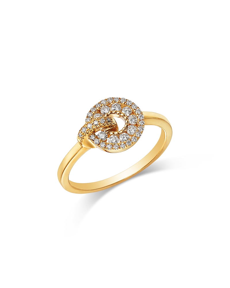 Bloomingdale's Fine Collection Bloomingdale's Diamond Ring In 14k Yellow Gold, 0.27 Tcw