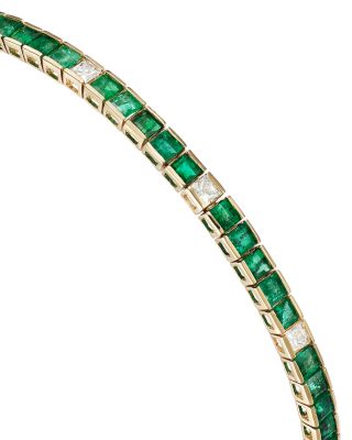 Gemstone & Diamond Bracelet in 14K Yellow Gold