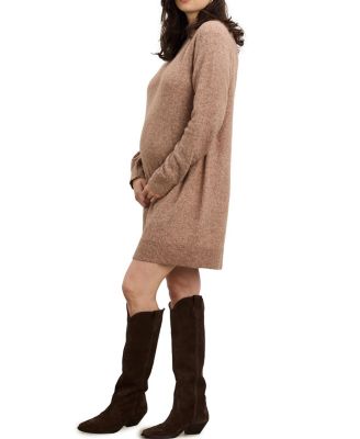  The Cozy Pointelle Poise Mini Maternity Dress