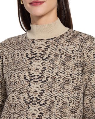 Declan Turtleneck Jacquard Sweater