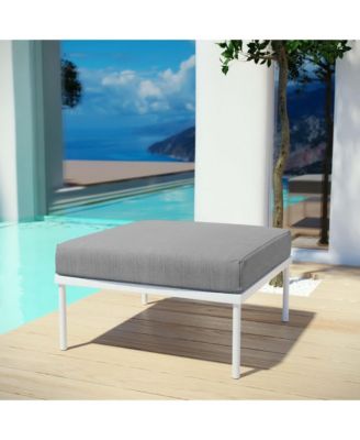 Harmony Outdoor Patio Aluminum Ottoman