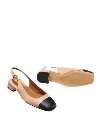  Women's The Cap-Toe Darcy Slingback Pumps
