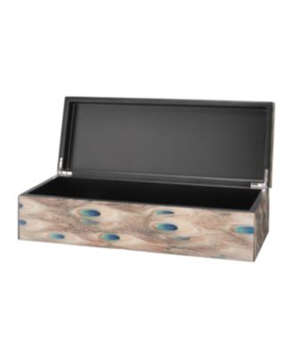 Plume Peacock Decorative Box