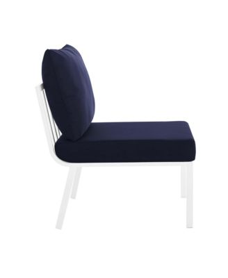 Riverside Outdoor Patio Aluminum Armless Chair