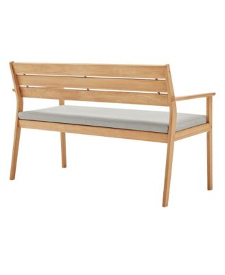 Viewscape Outdoor Patio Ash Wood Loveseat