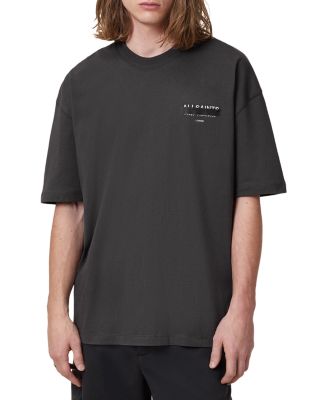 Allsaints Redact Graphic Logo Tee