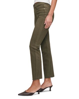 Mara Mid Rise Instasculpt™ Ankle Straight Jeans in Trellis