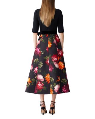 Elbow Sleeve Midi Dress