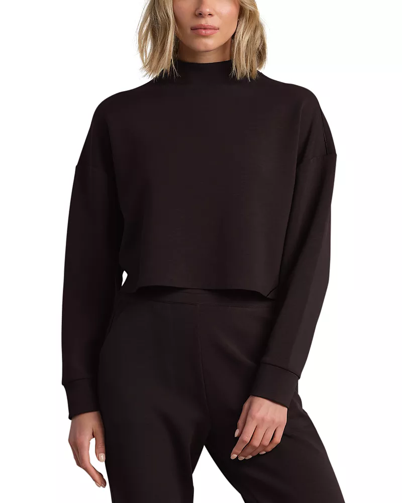 Rhone Dreamglow Cropped Mock Neck Top