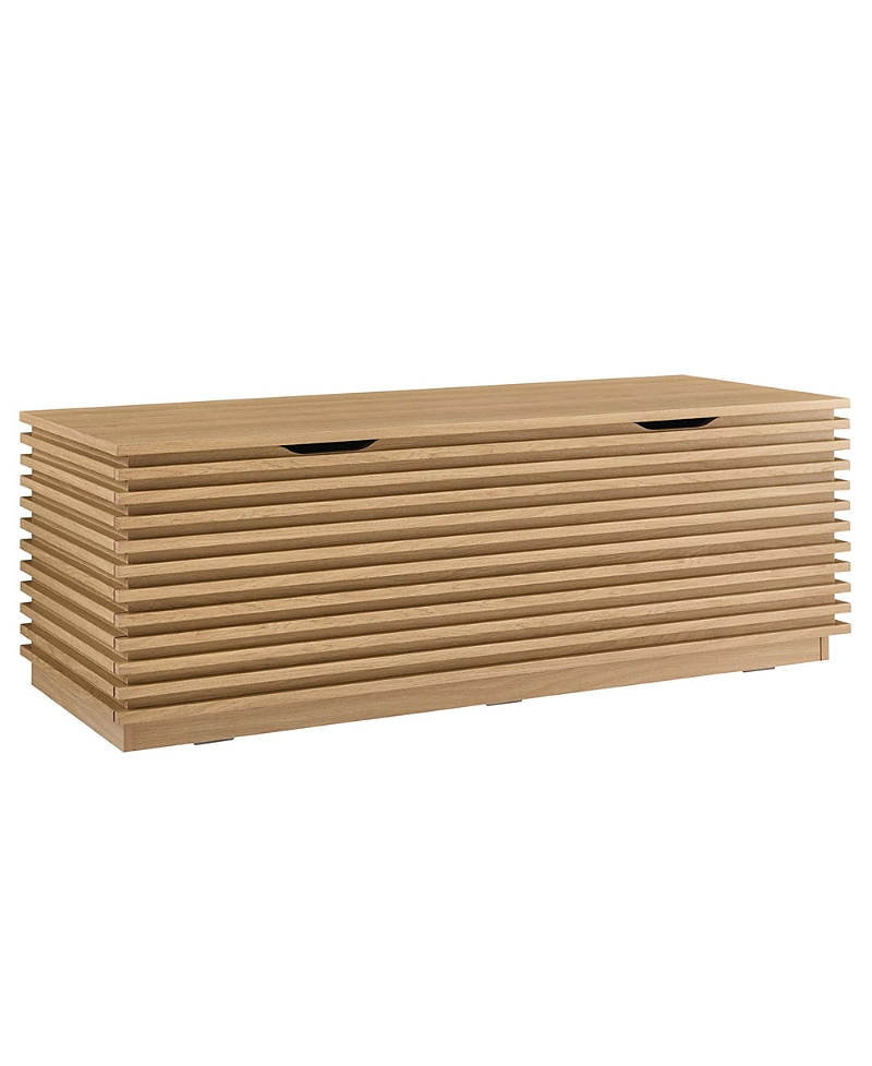 Modway Render Storage Bench In Brown