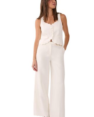 Button Front Tailored Waistcoat