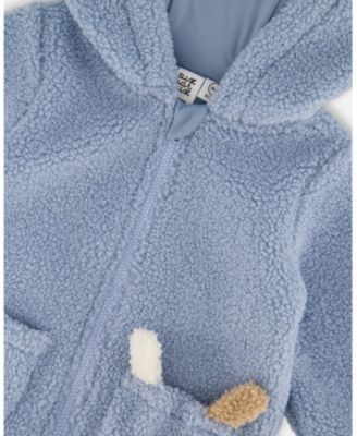 Boys' Plush Hooded Jacket - Baby