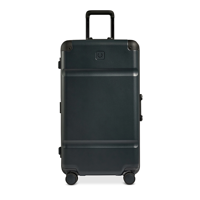 Antler Basalt Heritage Stripe 4-wheel Trunk Suitcase 76cm In Black