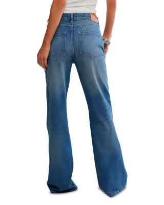 West Coast High Rise Flare Jeans in Humble