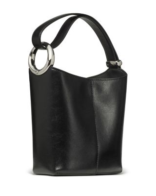 Halo Mini Leather Bucket Bag