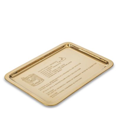 Nantucket Negroni Brass Finish Tray