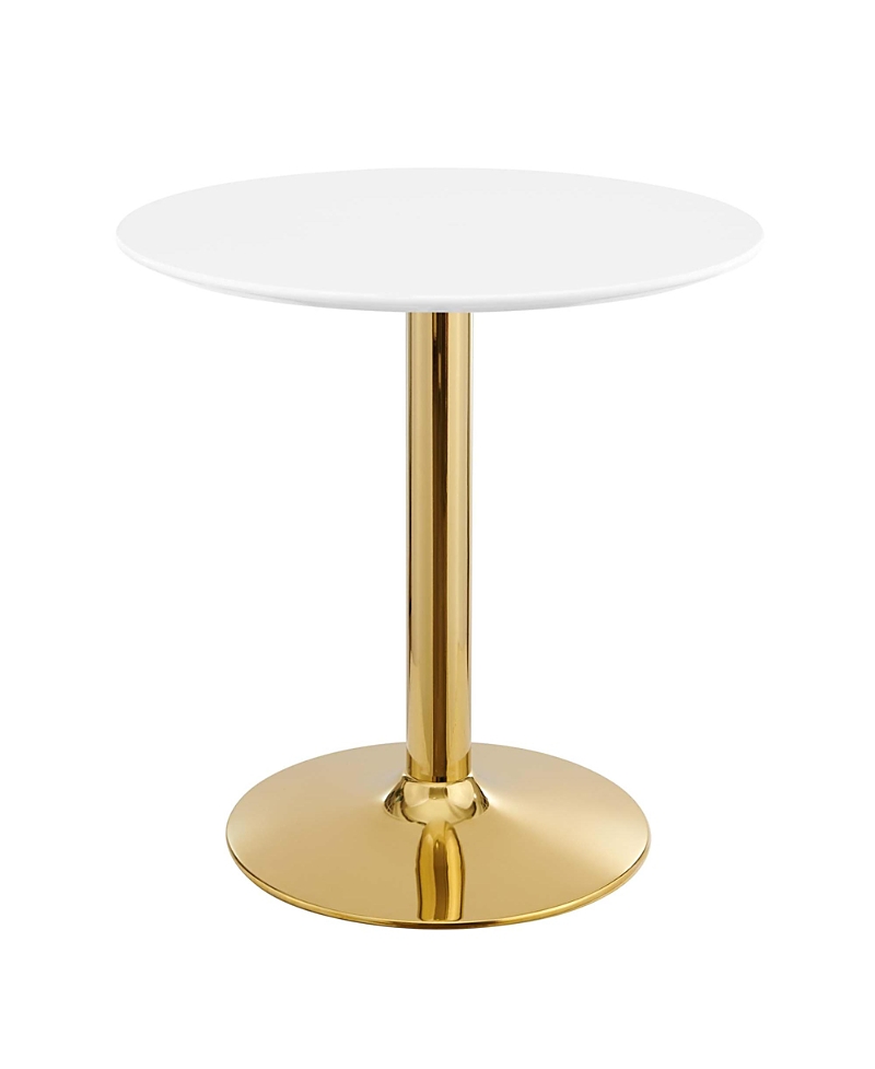 Modway Verne 28" Dining Table In Gold