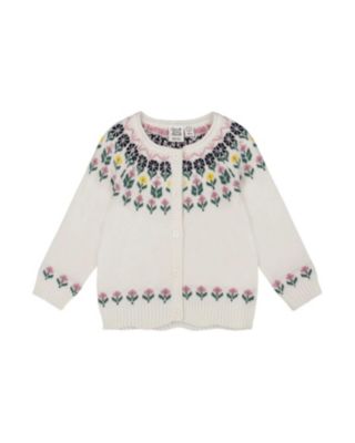 Girls' Jacquard Knit Cardigan - Little Kid, Big Kid