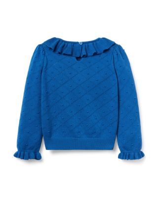 Girls' Ruffle Collar Sweater - Baby, Little Kid, Big Kid