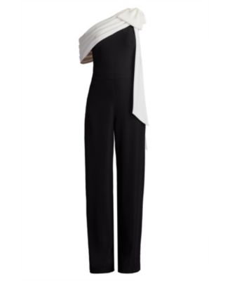 Sancia Bow-Shoulder Jumpsuit