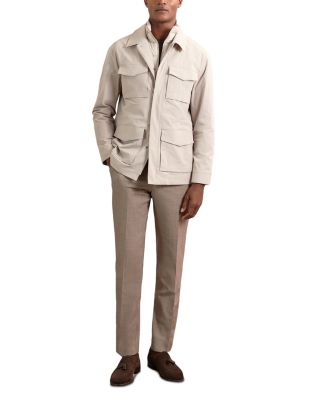 Bryson Vest Insert Four Pocket Safari Jacket