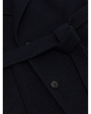 Clavis Boucl&eacute; Belted Double Breasted Overcoat
