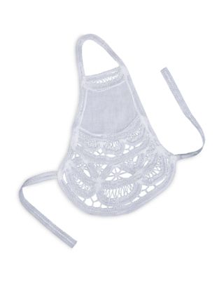 Linen Battenberg Lace Bottle Apron