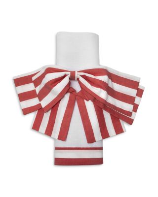 Striped Linen & Cotton Dinner Napkins, Set of 2