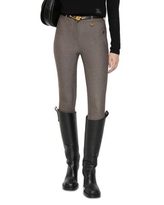 Burberry - Herringbone Stretch Cotton Jodhpurs