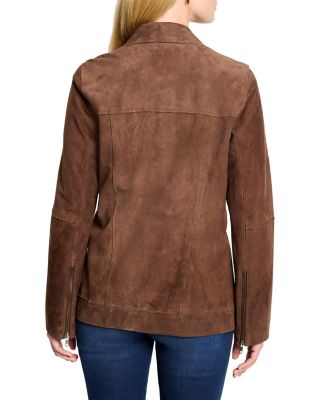 Suede Snap Jacket