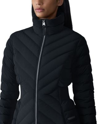 Lyris Shearling Collar Puffer Down Coat