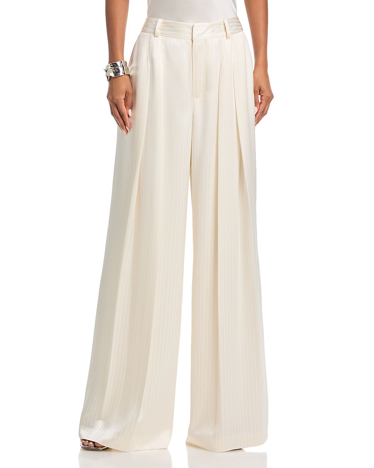 Cinq a Sept Georgia Satin Stripe Pants