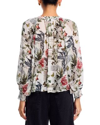 Thalia Button Front Blouse
