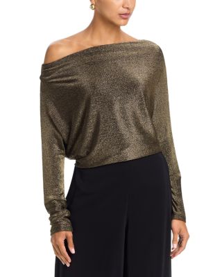 The Anywhere Metallic Threaded Top