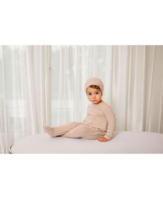 Unisex Ribbed Pocket Footie - Baby