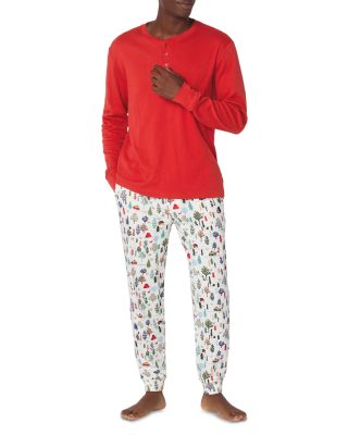 Long Sleeve Henley Pajama Set - Exclusive
