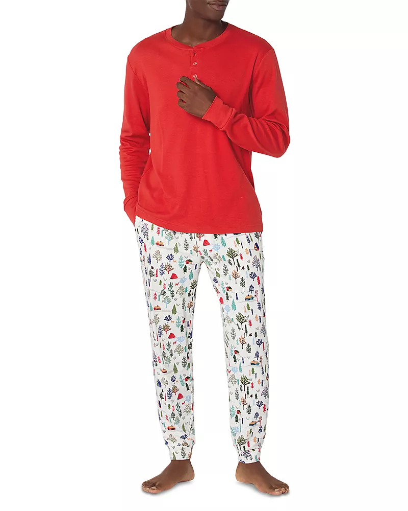 BedHead Pajamas Long Sleeve Henley Pajama Set