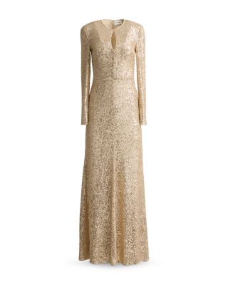 Stretch Sequin Paillette Gown