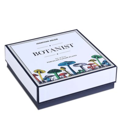 Botanist Canape Plates, Set of 4