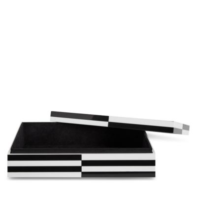 Large Lacquer Op Art Box