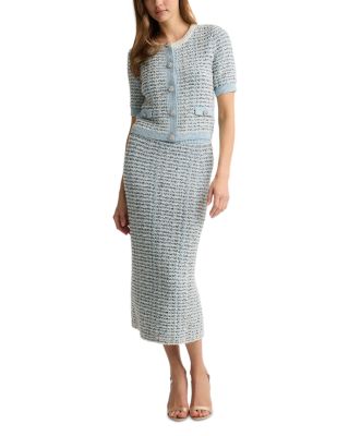 Soft Eyelash Sequin Knit Sweater