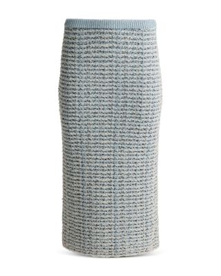 Soft Eyelash Sequin Knit Skirt