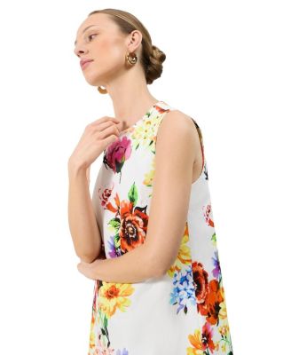 Bold Floral Shift Dress