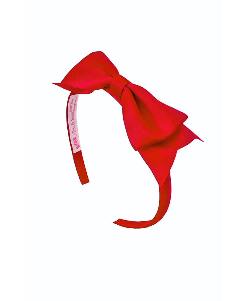 Bits & Bows Eloise Signature Bow Headband In Red