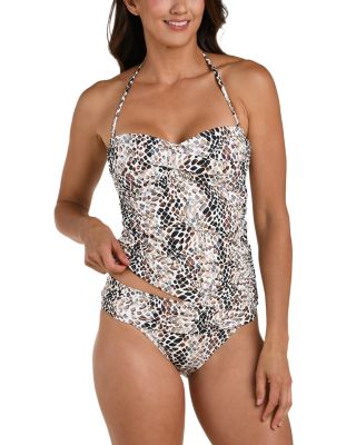 Wild Whispers Twist Front Tankini 