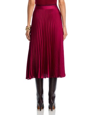 Liriel Pleated Midi Skirt