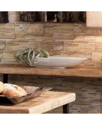 Long Oval Marble Bowl