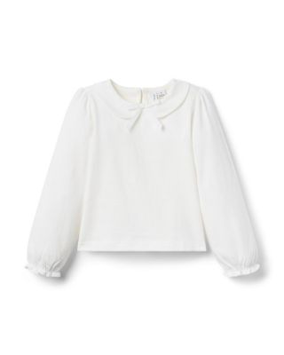  Girls' Bow Collared Top - Baby, Little Kid, Big Kid