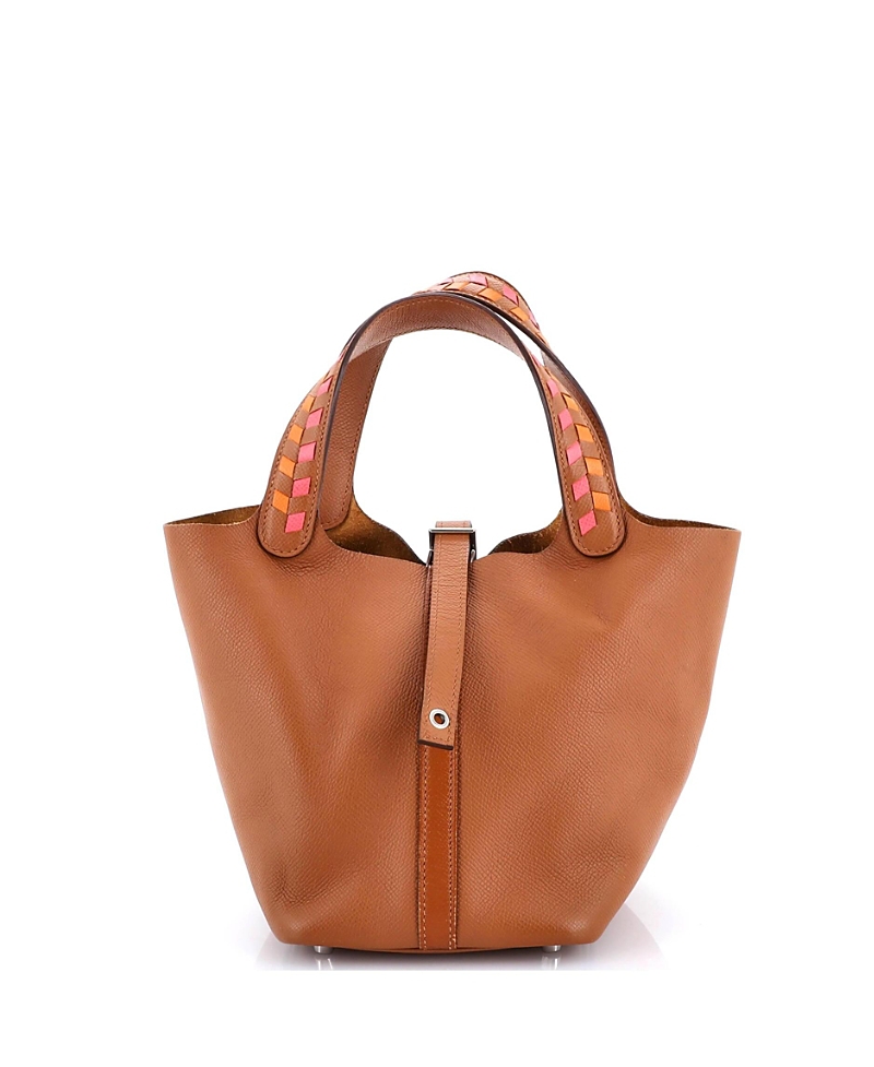 Click to view more detailed imagery on our partner's website Pre-owned Pre-owned Hermes Hermes Pm Picotin Lock Bag Tressage Epsom