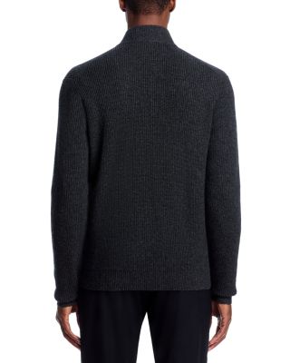 Crescent Zip Front Sweater
